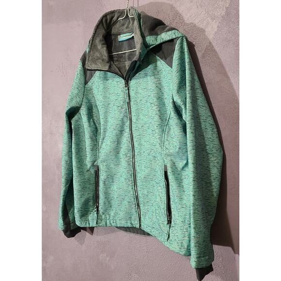 Women's Large L Free Country Faux Fur Lined Soft Shell Hooded Winter Coat Jacket - Picture 3 of 9